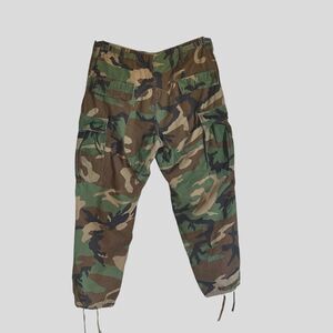 US Military BDU Woodland Camo Pants Ripstop 34x30.5 Large Regular